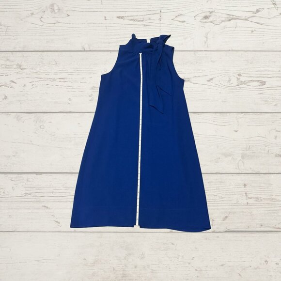 Royal Blue Knee-Length Dress – Size 4, Classic Elegance - Picture 5 of 7